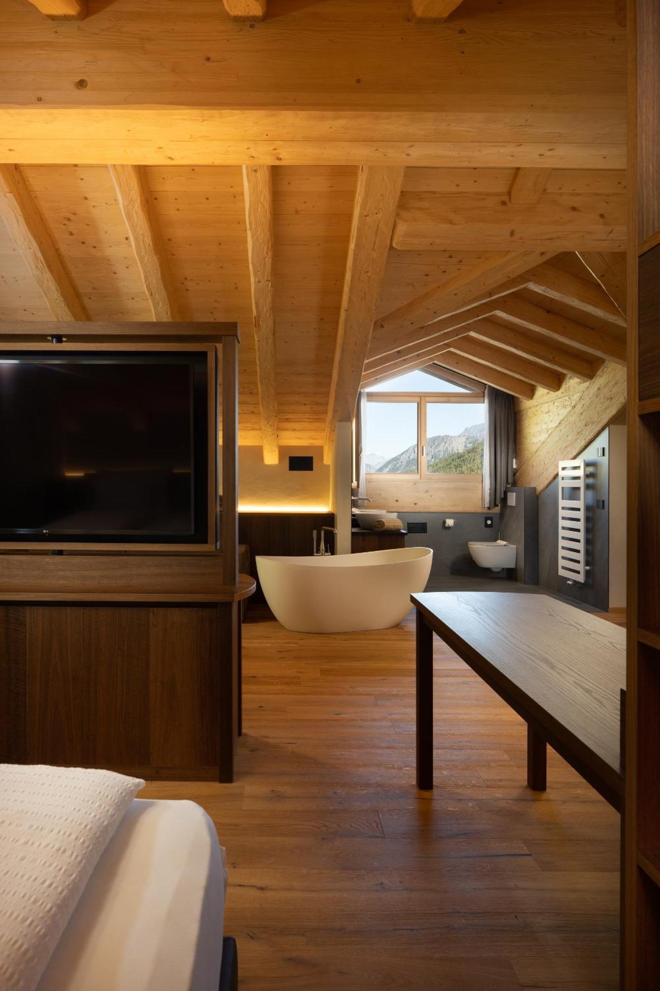 Camino Rustic Chic Hotel Livigno Rom bilde